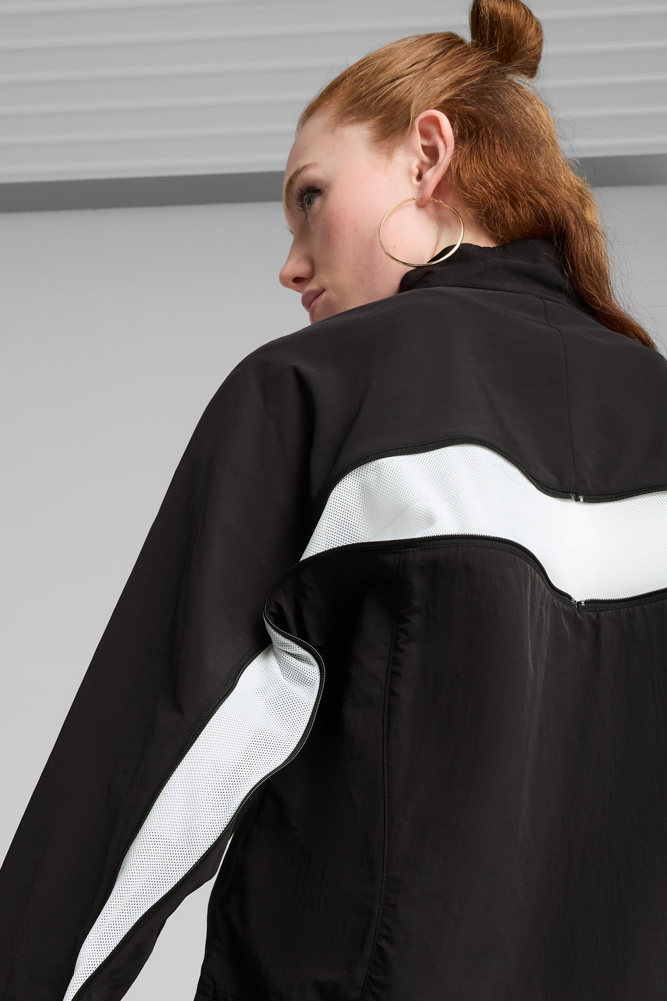 DARE TO Women's Oversized Full-Zip Woven Jacket - 7