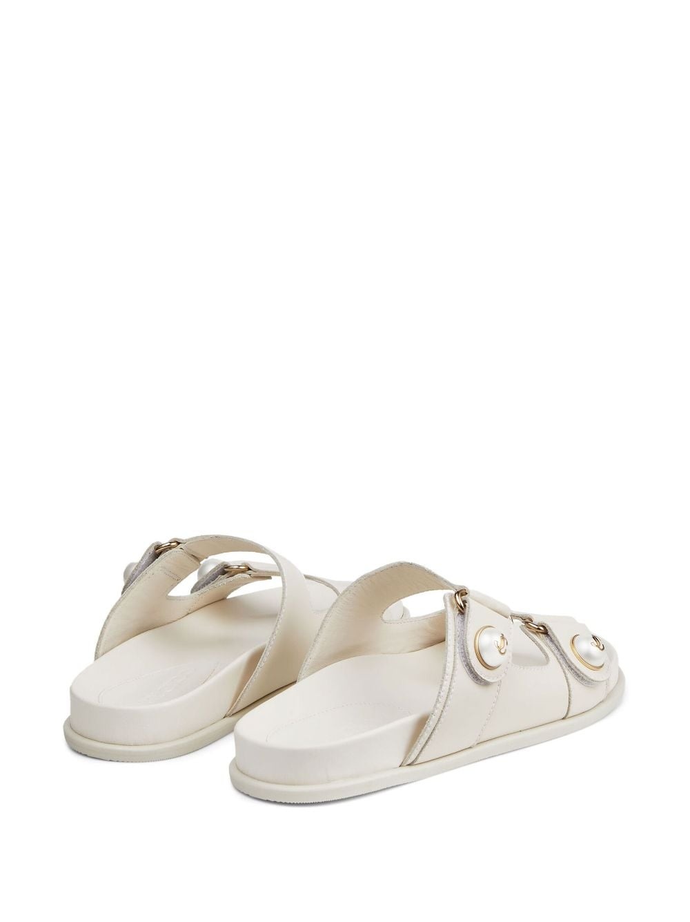 Fayence pearl-embellished sandals - 3