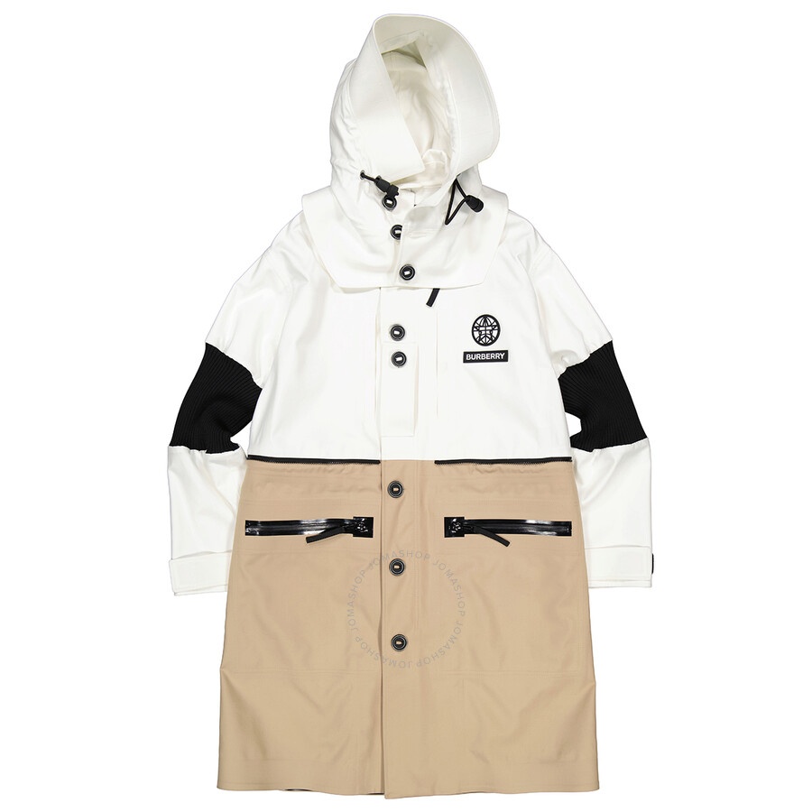 Burberry Burberry Men's Two-tone Detachable Hood Cotton