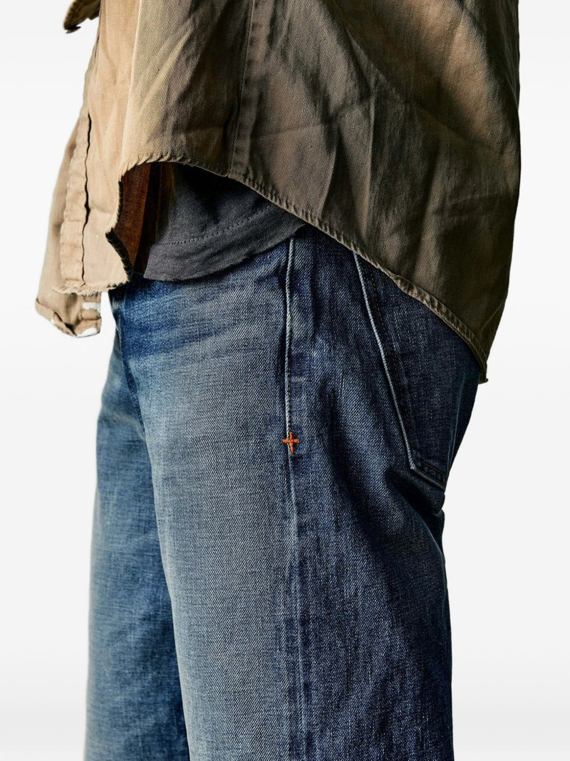 Henry stone-washed selvage jeans 5