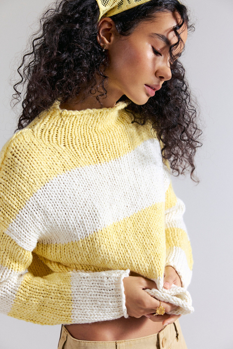 Opal Rollneck Knit Stripe Sweater 3