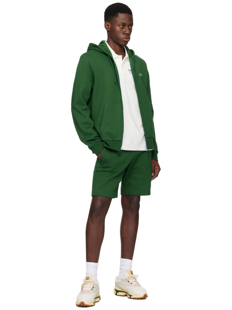 LACOSTE Green Jogger Shorts outlook