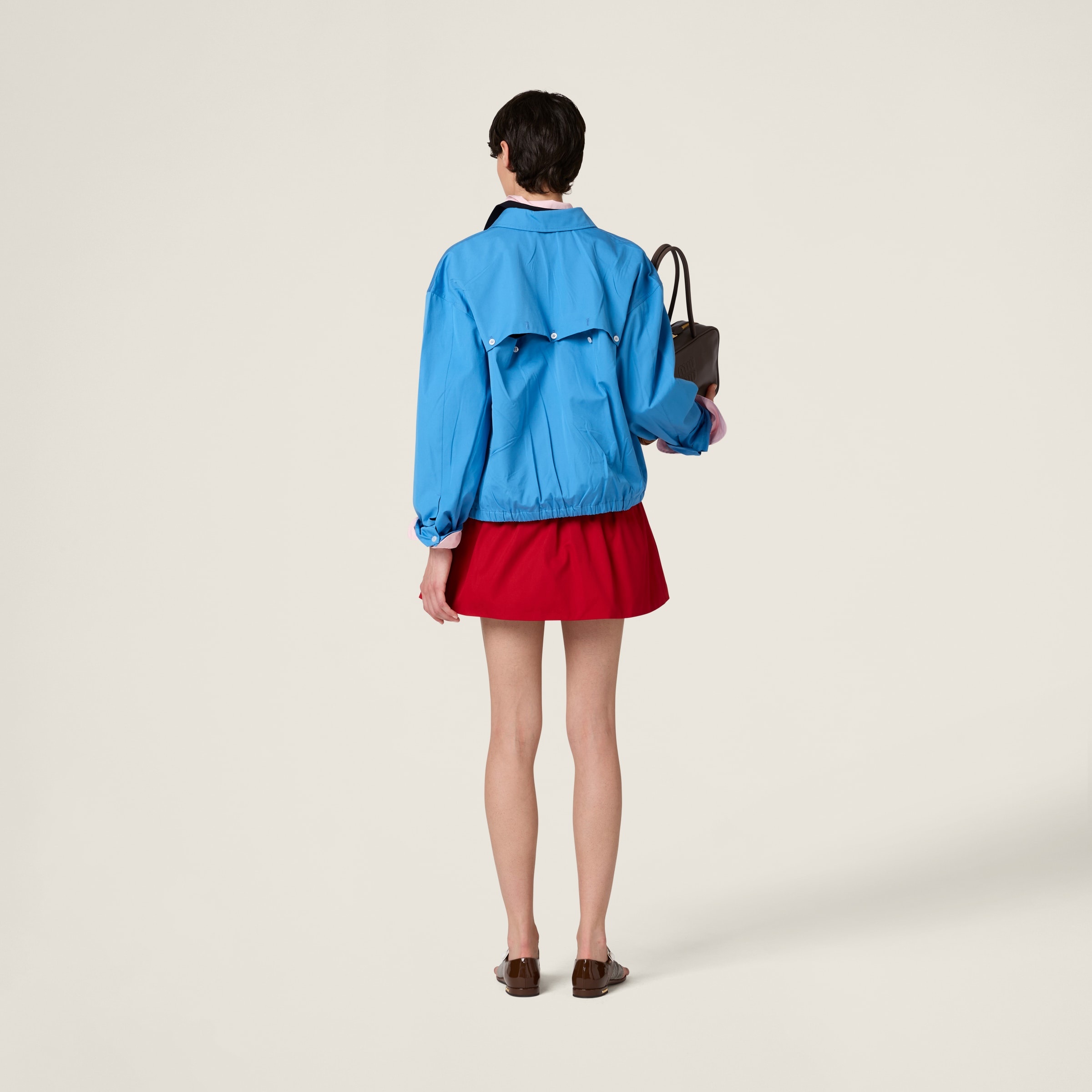 Poplin blouson jacket - 3