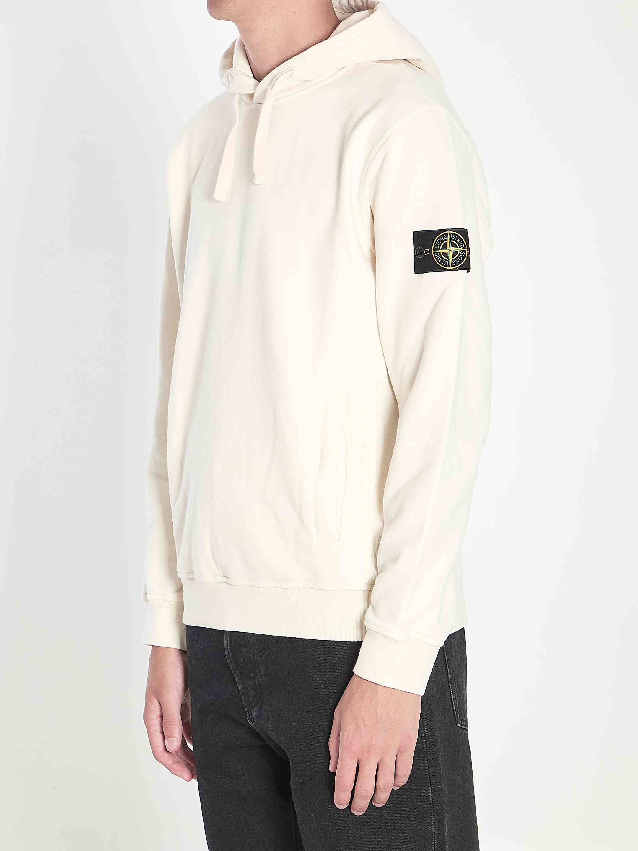 Stone Island Men Organic Cotton Hooded Sweatshirt - 2