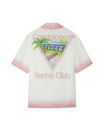 CASABLANCA Tennis Club Icon Silk Shirt outlook