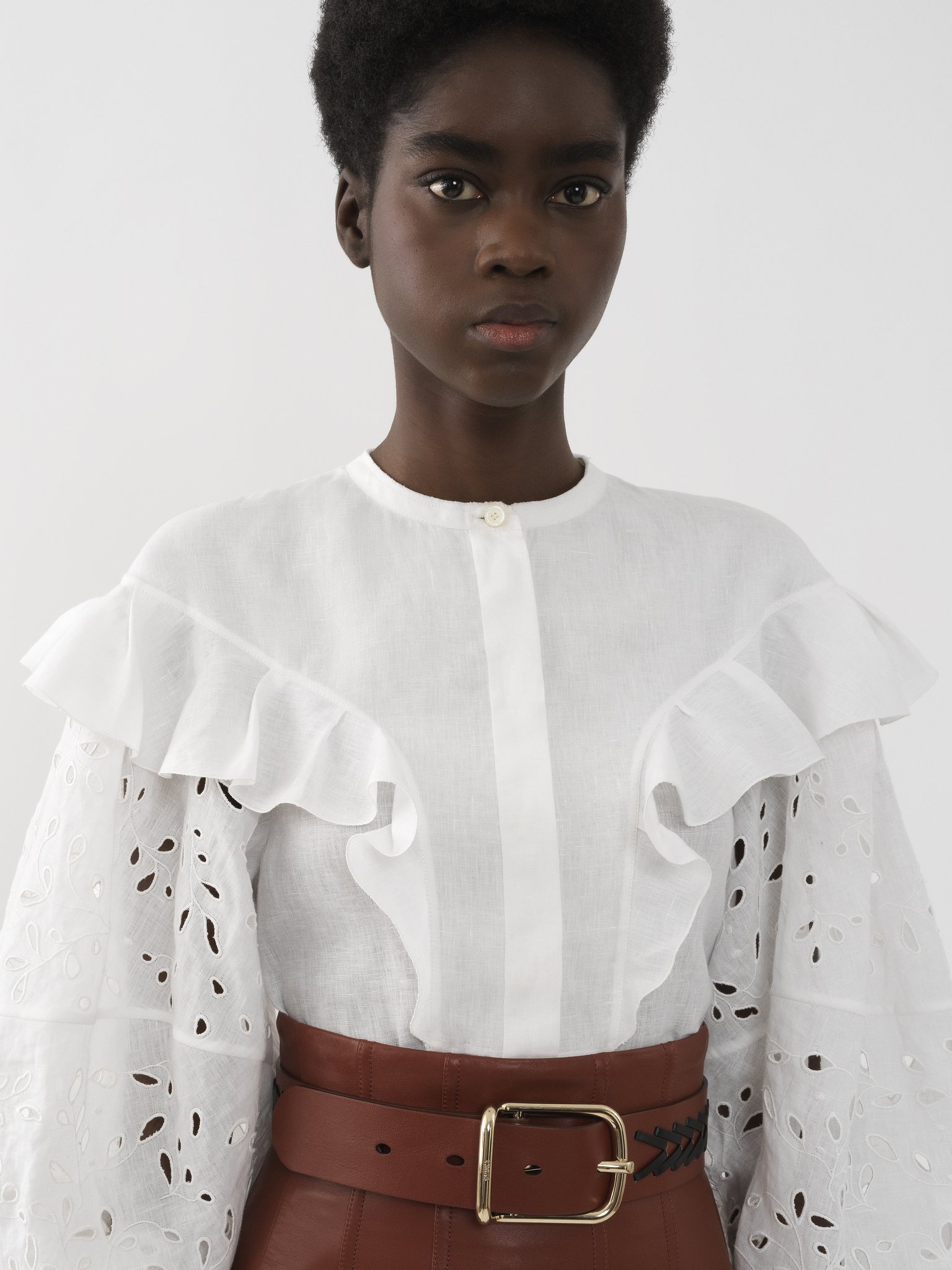 RUFFLED BLOUSE - 2