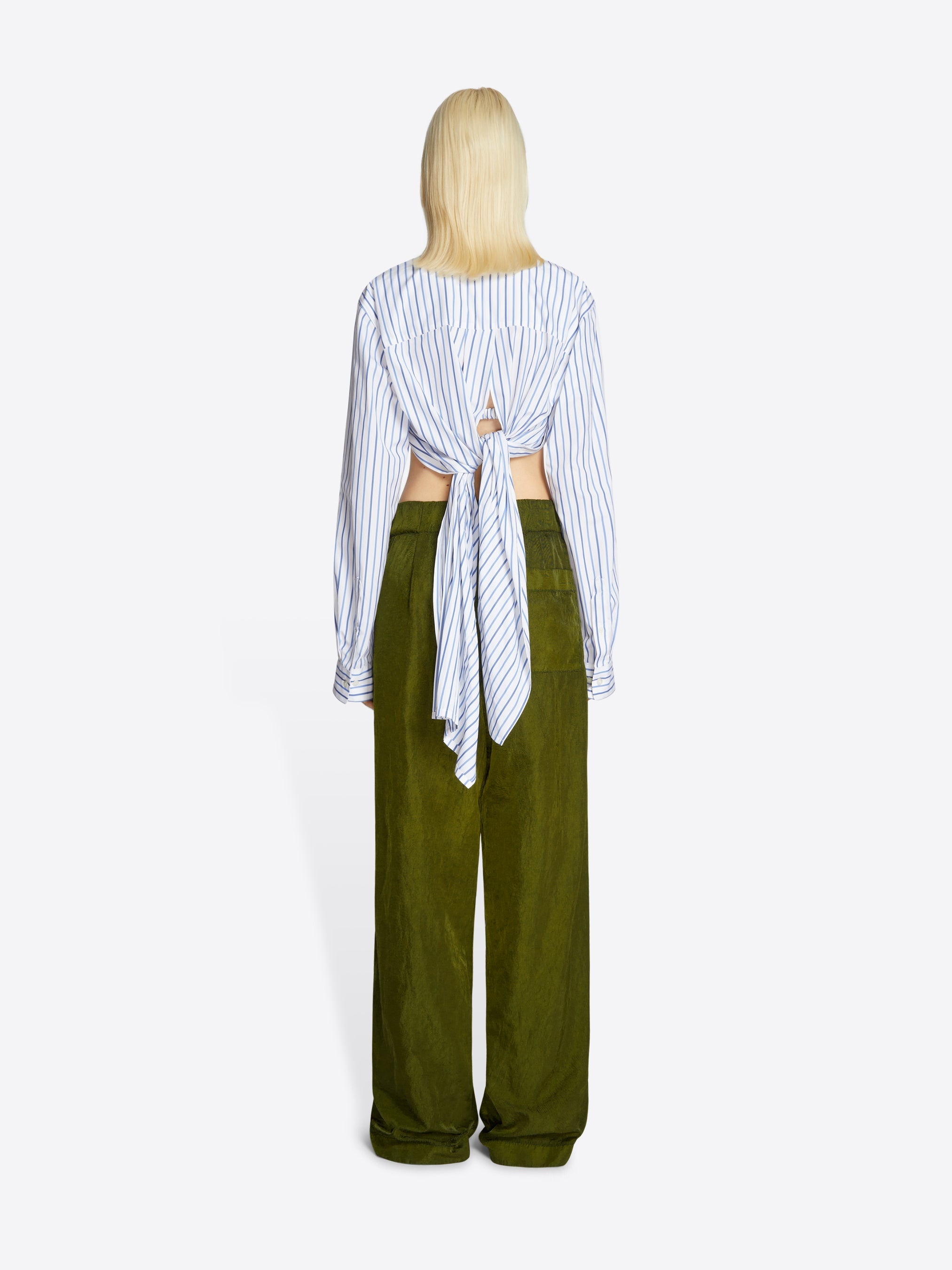 KNOTTED COTTON SHIRT - 2