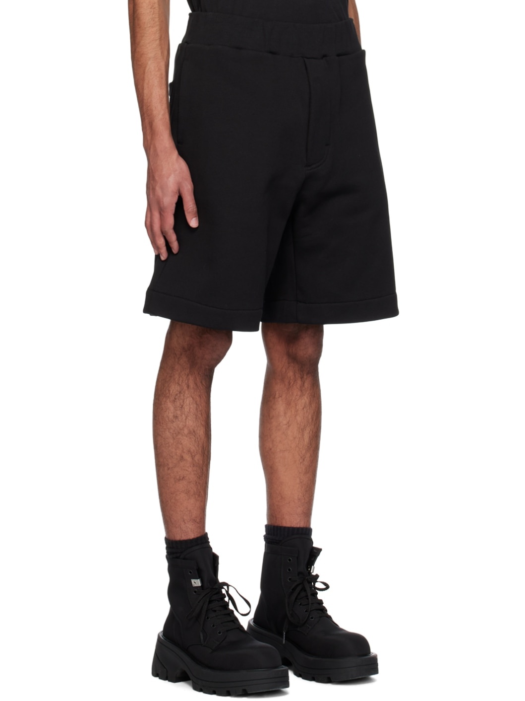 Black Carpenter Shorts - 2