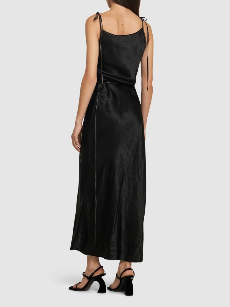 Dayla satin midi dress - 3