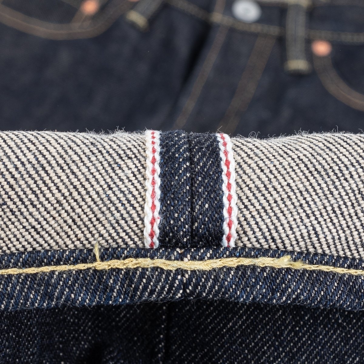 IH-634S-A 21oz Selvedge Denim Straight Cut Jeans - Indigo (20th Anniversary Edition) - 8