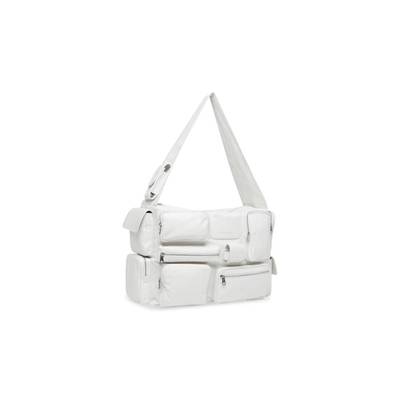 BALENCIAGA Superbusy Large Sling Bag  in Off White outlook