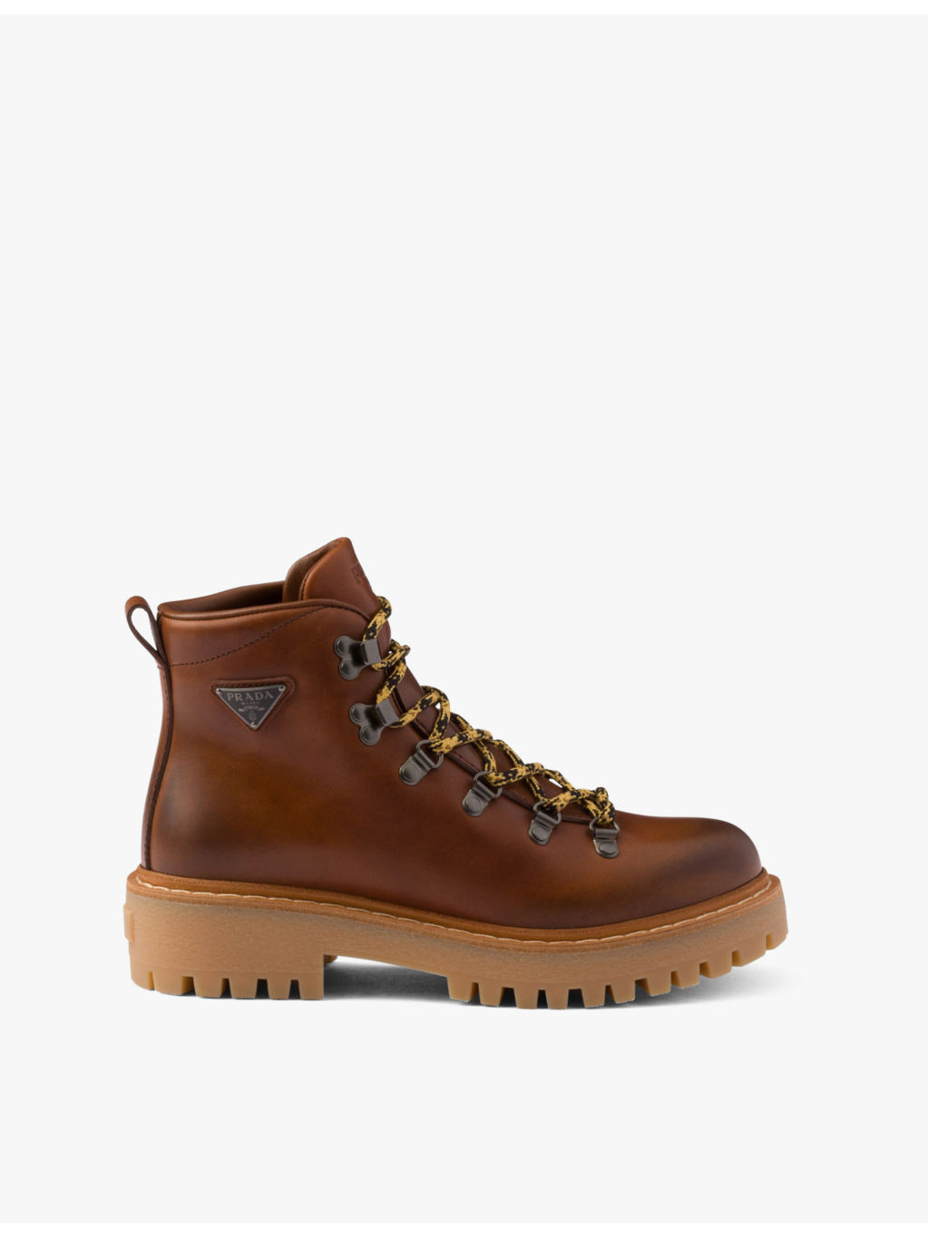 Brand-plaque leather ankle boots - 1