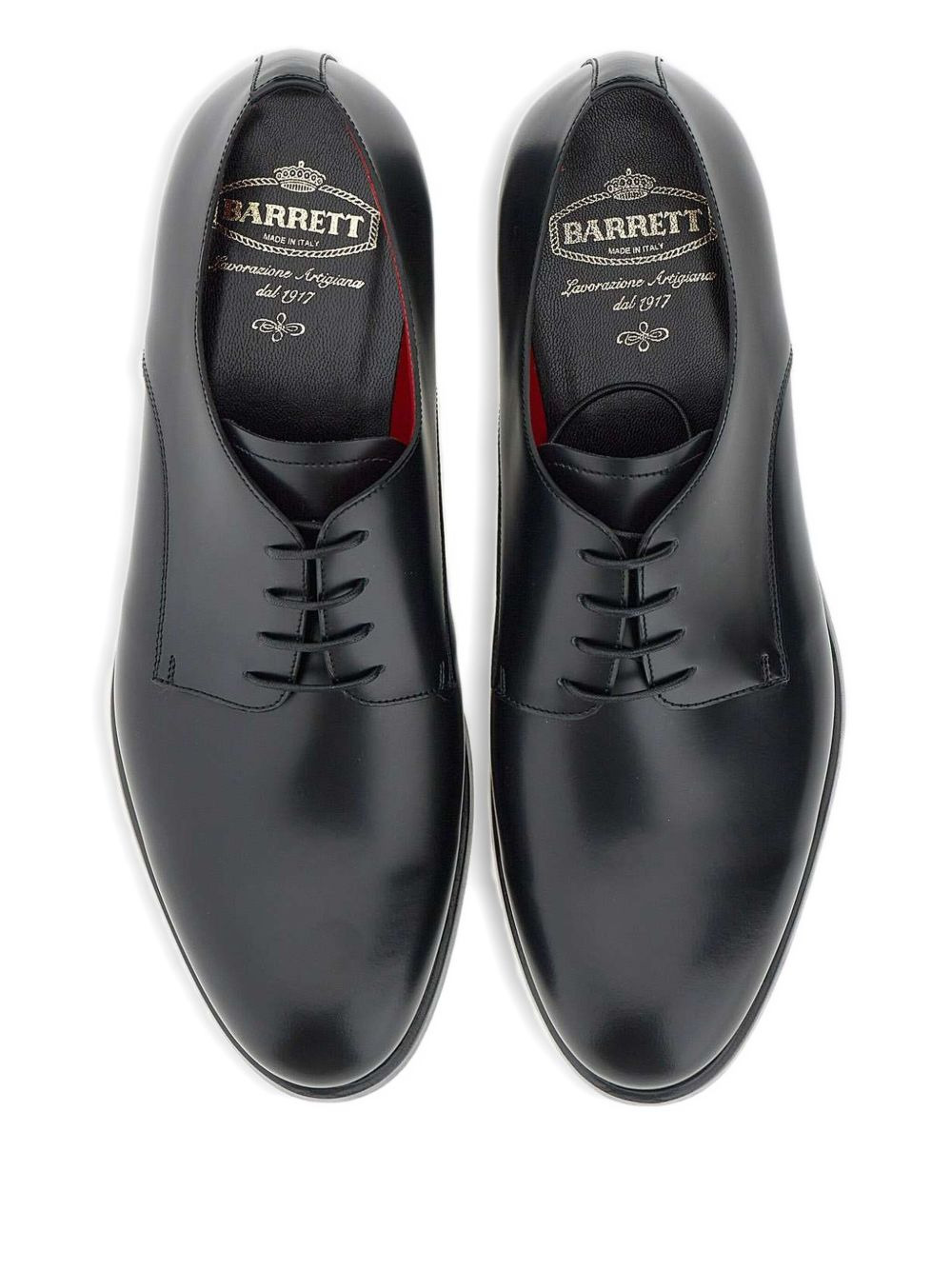leather lace-up shoes - 5