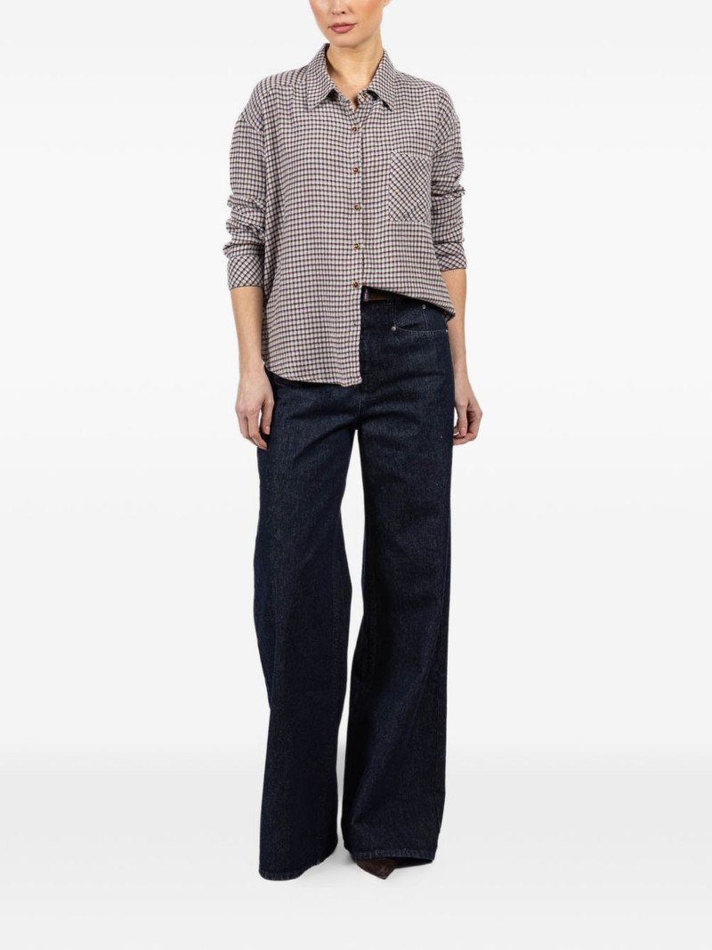 XÍRENA Jordy checked pocket shirt outlook