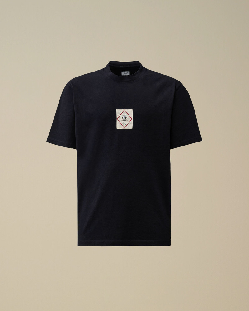 Indigo Jersey Logo T-Shirt 1