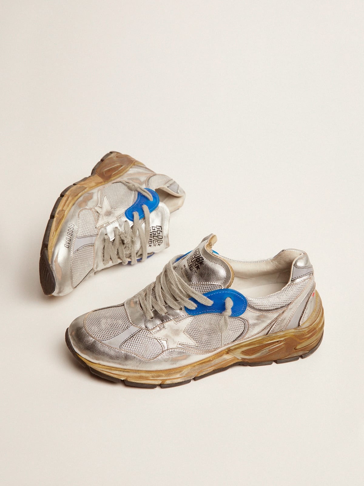 Women’s silver Dad-Star sneakers - 2