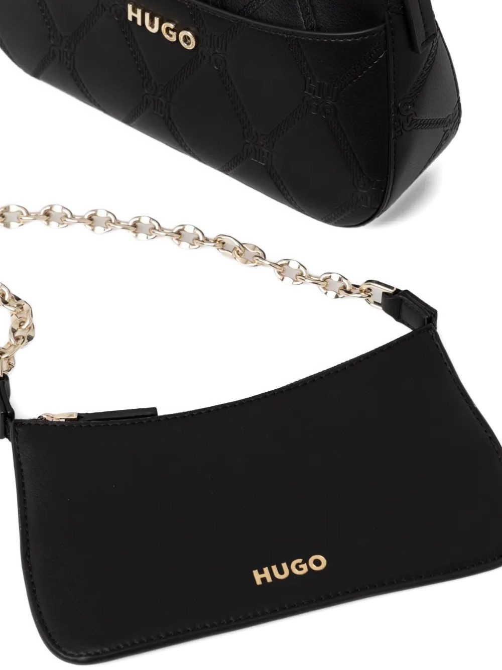 logo-lettering cross body bag - 4