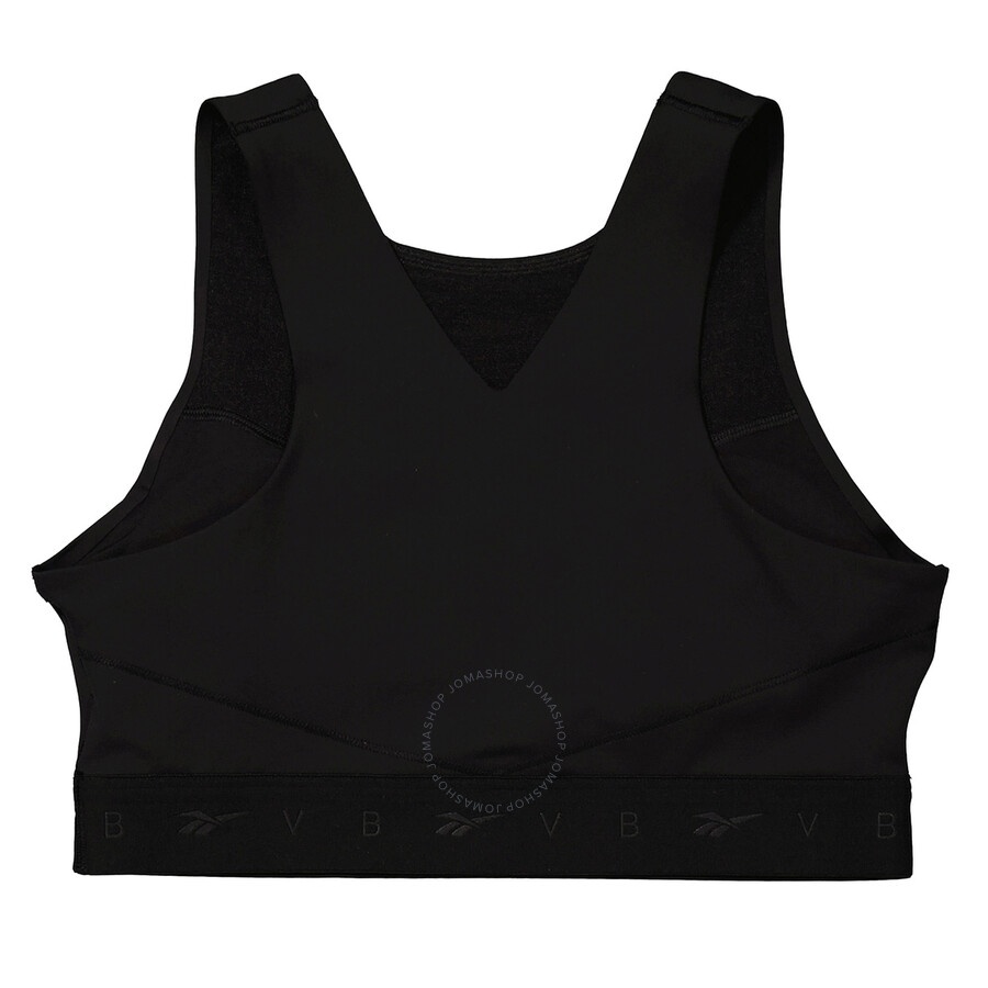 Reebok X Victoria Beckham Black Logo Sports Bra - 5