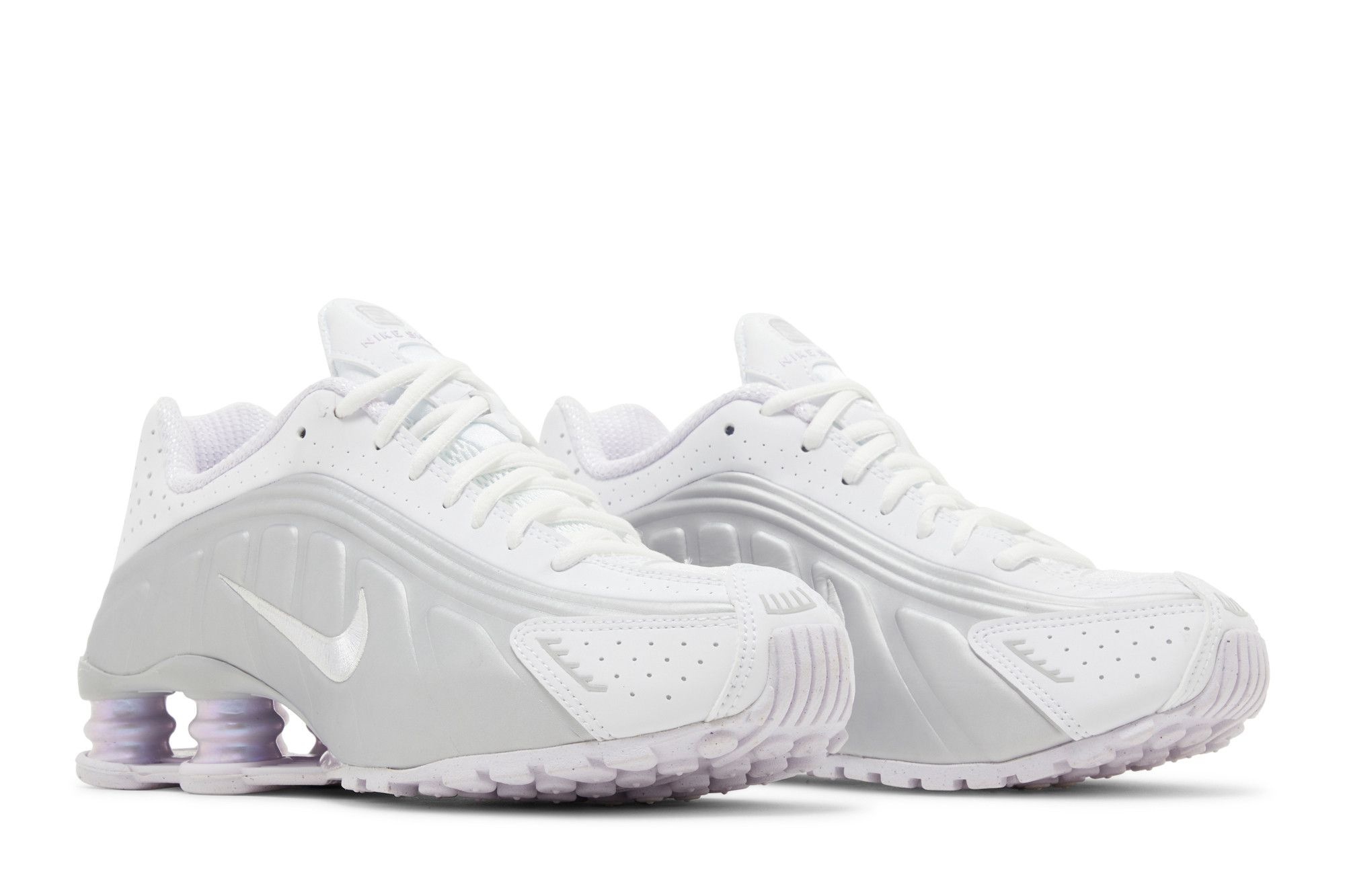 Wmns Shox R4 'Platinum Barely Grape' - 8