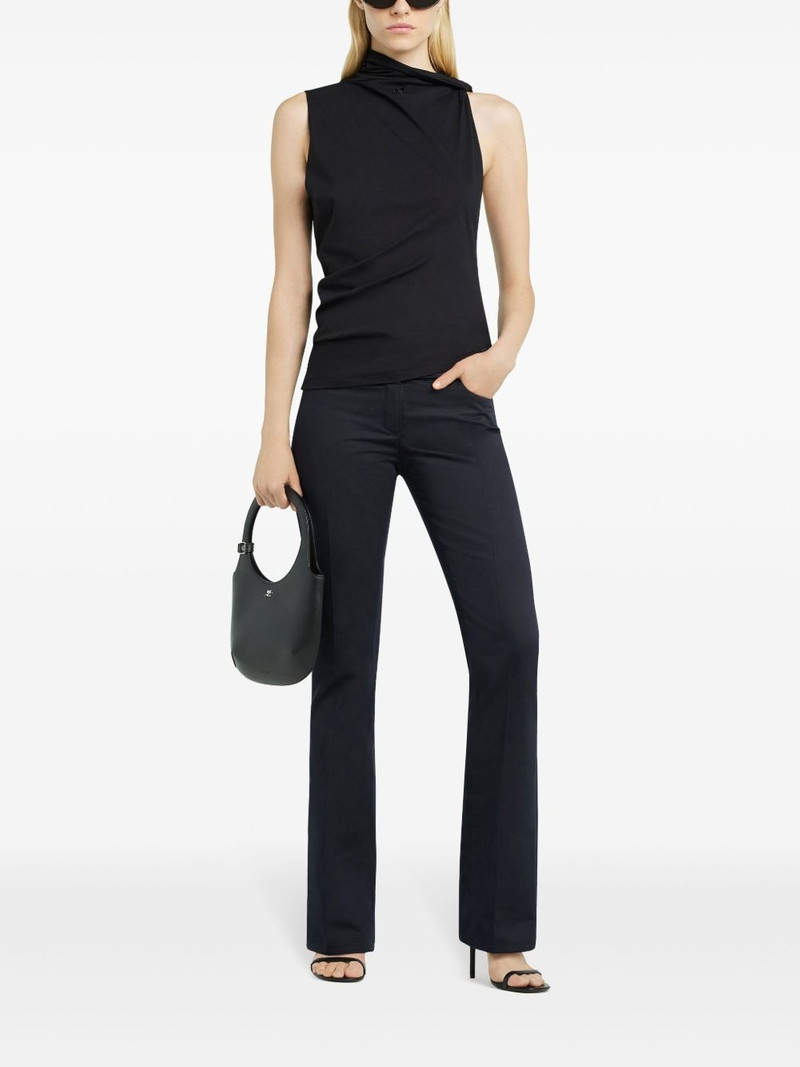 courrèges draped top outlook