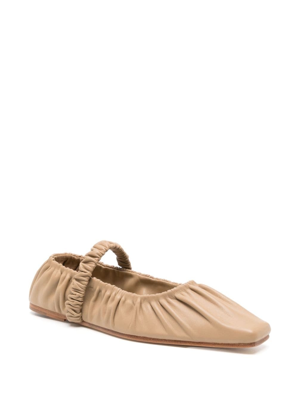 Zadie leather ballerina shoes - 2