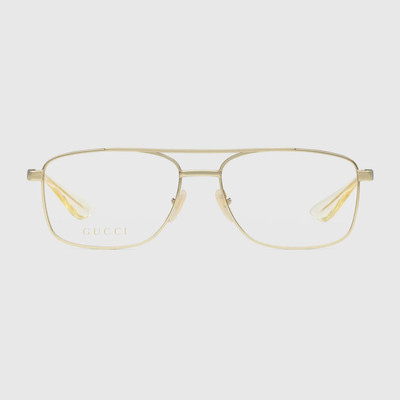 GUCCI Navigator optical frame outlook