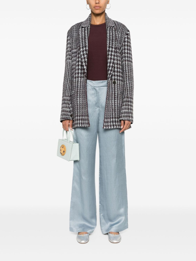 forte_forte houndstooth single-breasted coat outlook