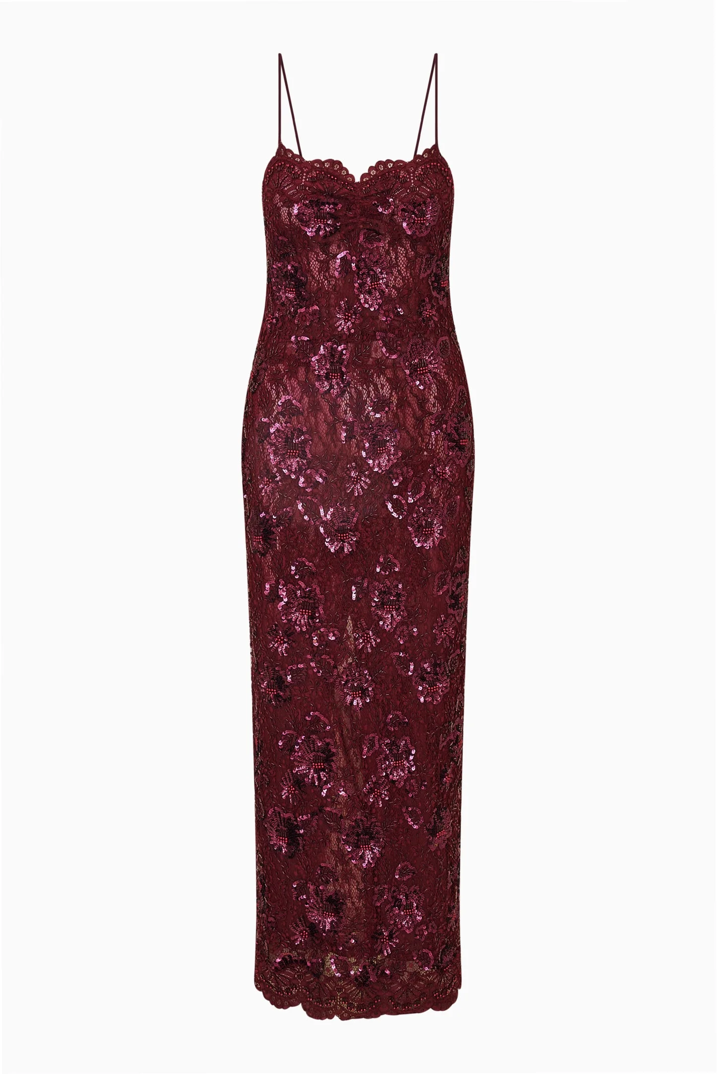 Ciona Embellished Lace Maxi Dress - 1