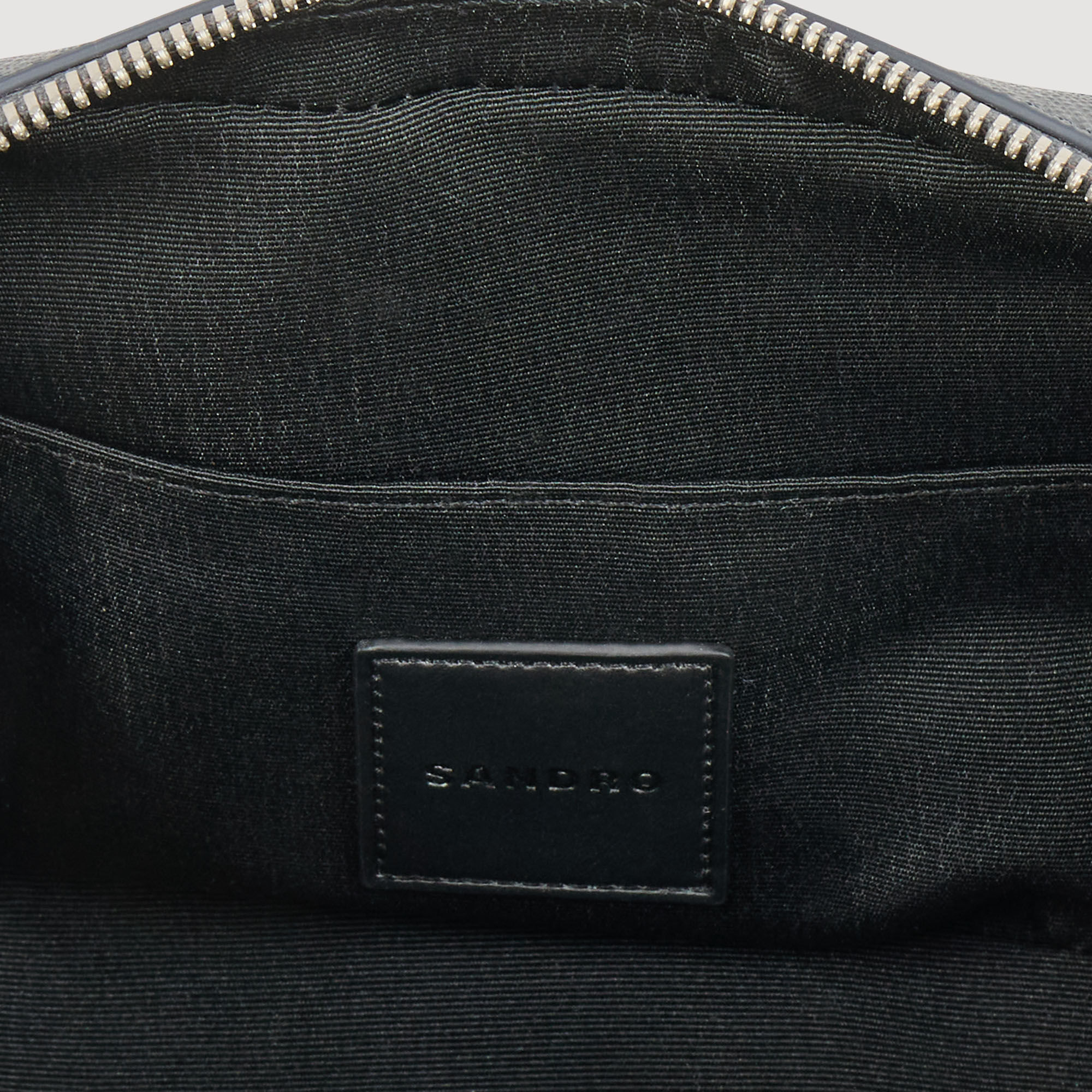 SMALL RECONSTITUED LEATHER BAG - 6