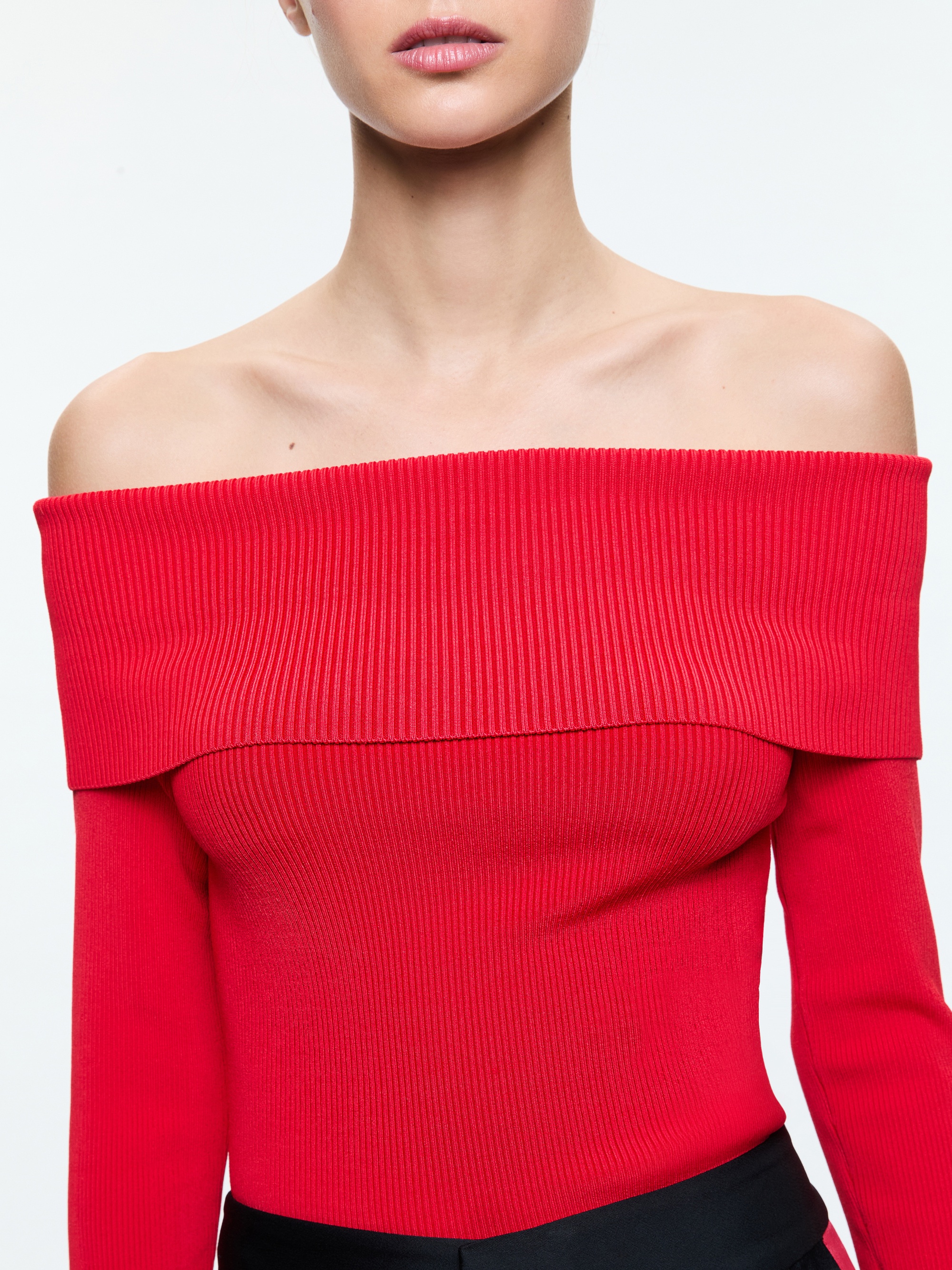 DOLAN FOLDOVER LONG SLEEVE PULLOVER - 5