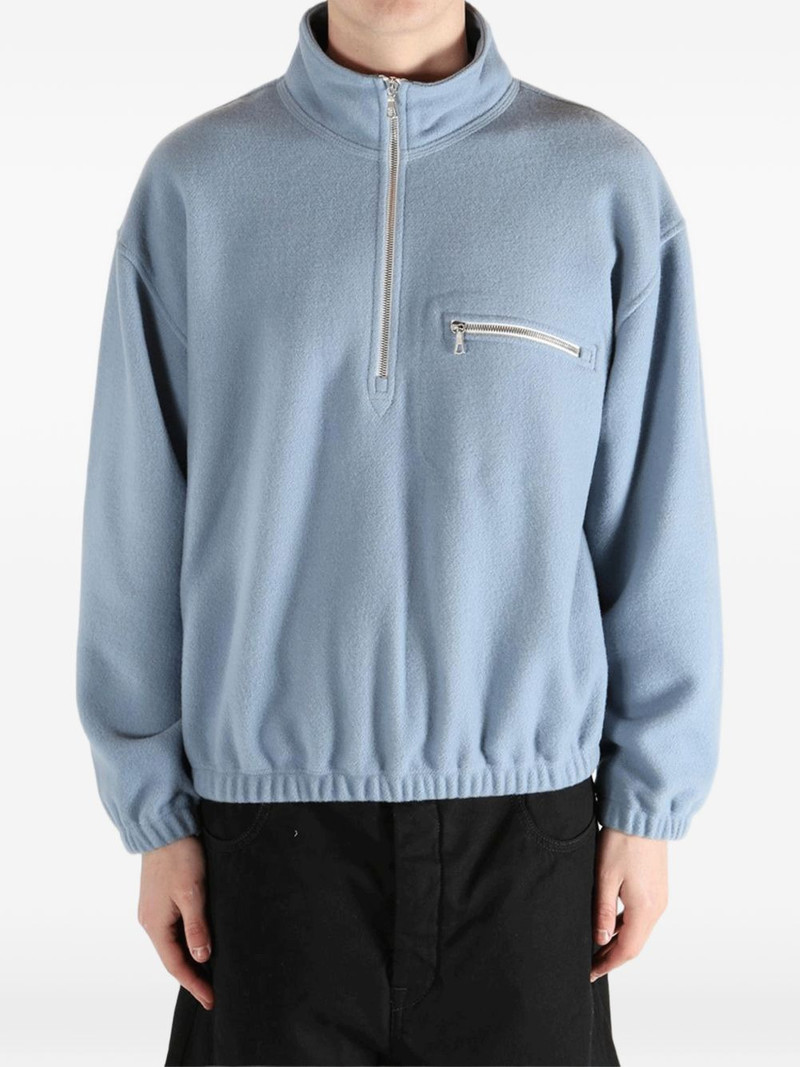 RIER half-zip fleece sweatshirt outlook