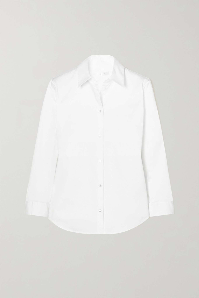 Petra cotton-poplin shirt 1