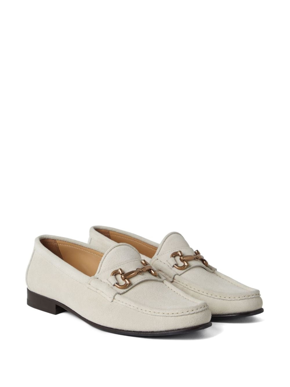 decorative-buckle leather shoes - 2