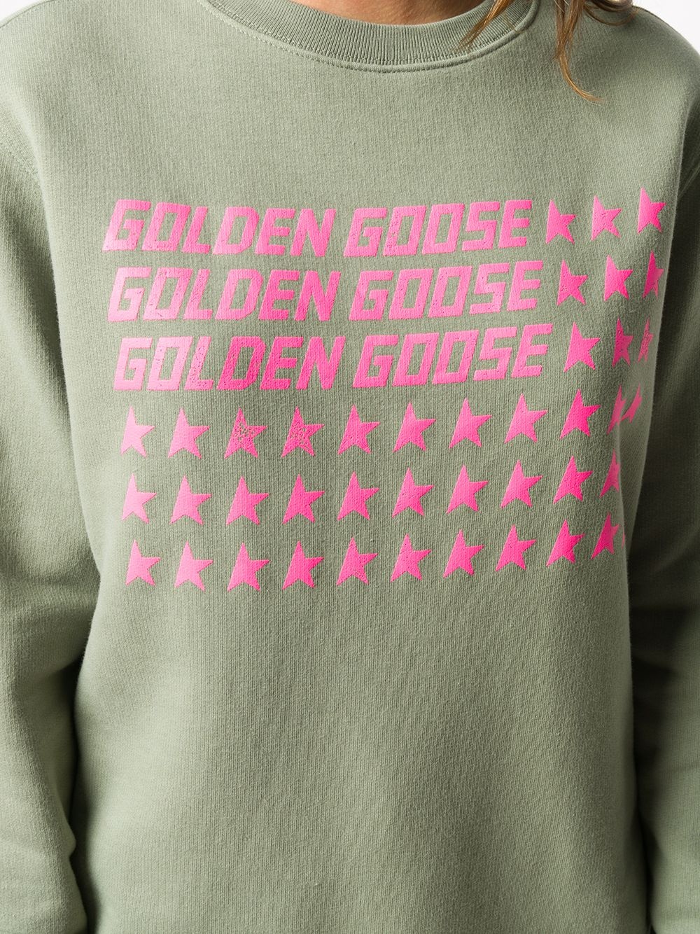 Golden crew neck sweatshirt - 5