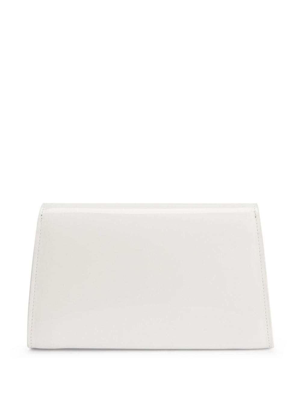 Cleopatra logo-plaque clutch bag - 3