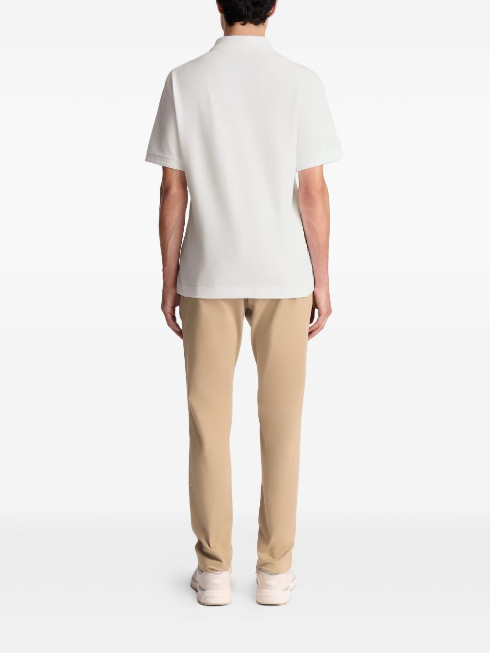 pique cotton polo shirt - 3