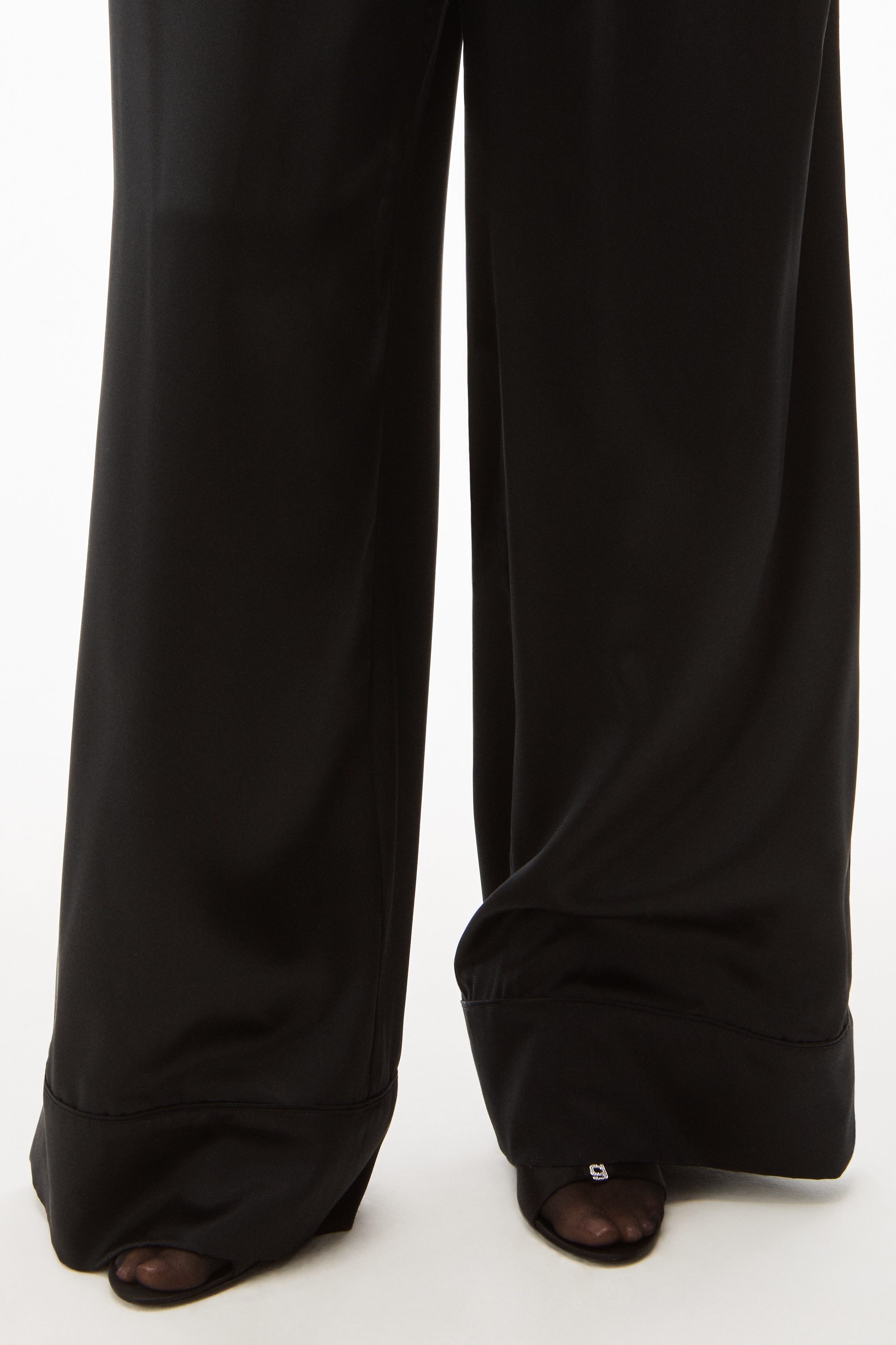 LAYERED BOXER PANT IN SILK CHARMEUSE - 6