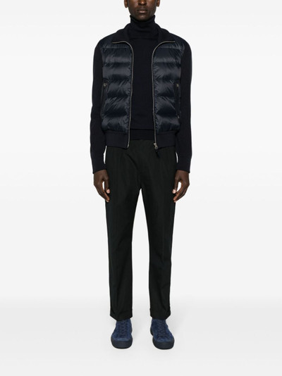 TOM FORD tapered-leg cotton-blend trousers outlook