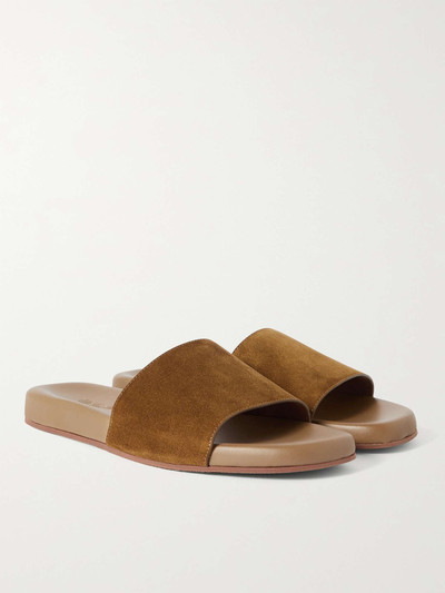 Loro Piana Suede Slides outlook