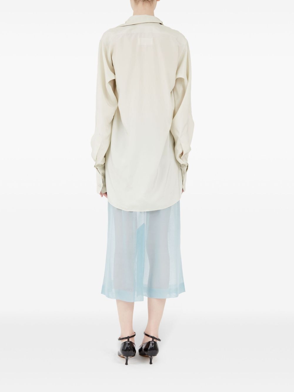 long-sleeve buttoned shirt - 5