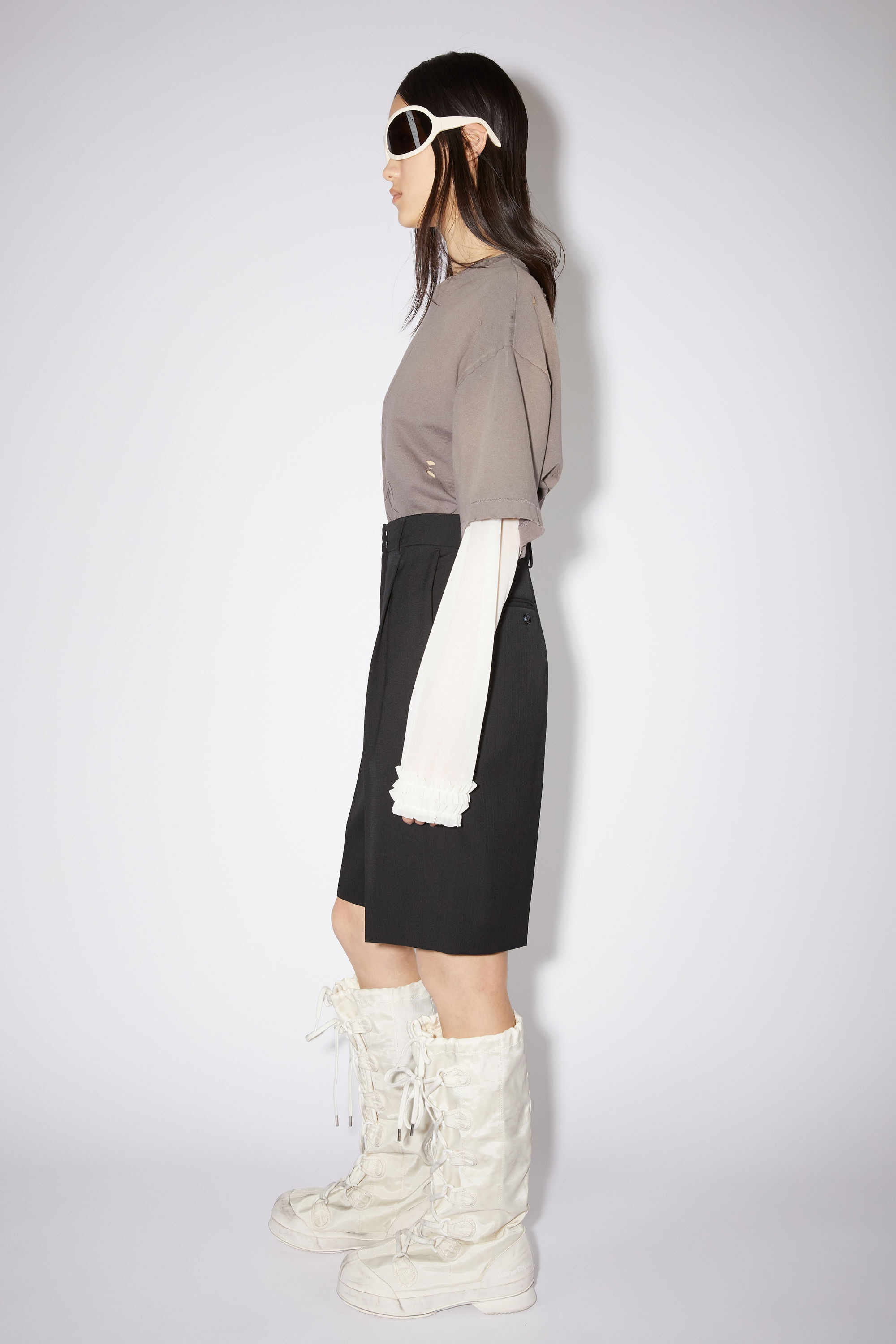 Tailored shorts - Black - 4