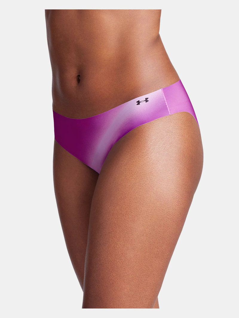 Women's UA Pure Stretch 3-Pack Printed No Show Bikini 3