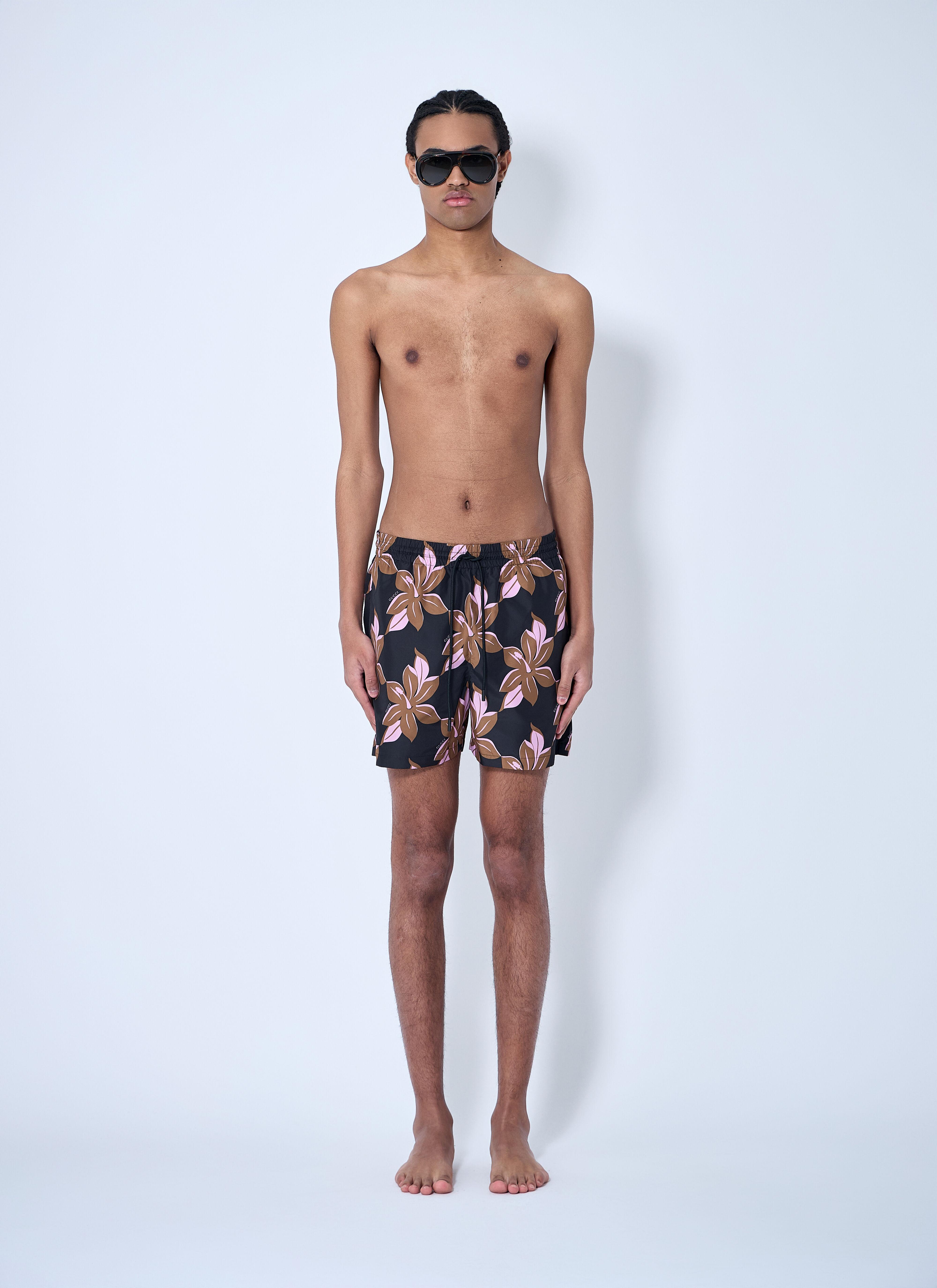 Printed Poplin Swim Shorts - 2