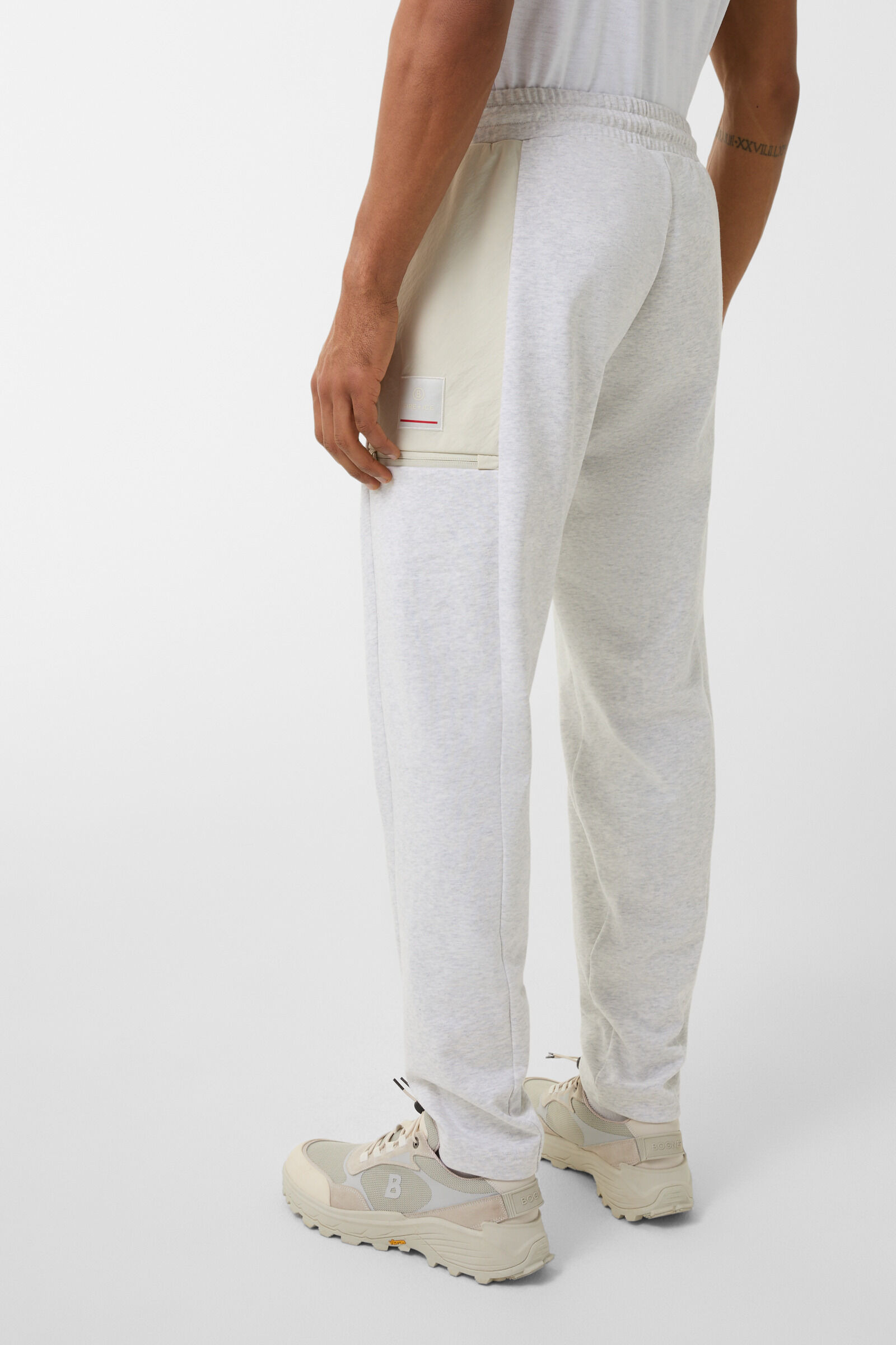Nilay sweatpants in Light gray/sand - 3