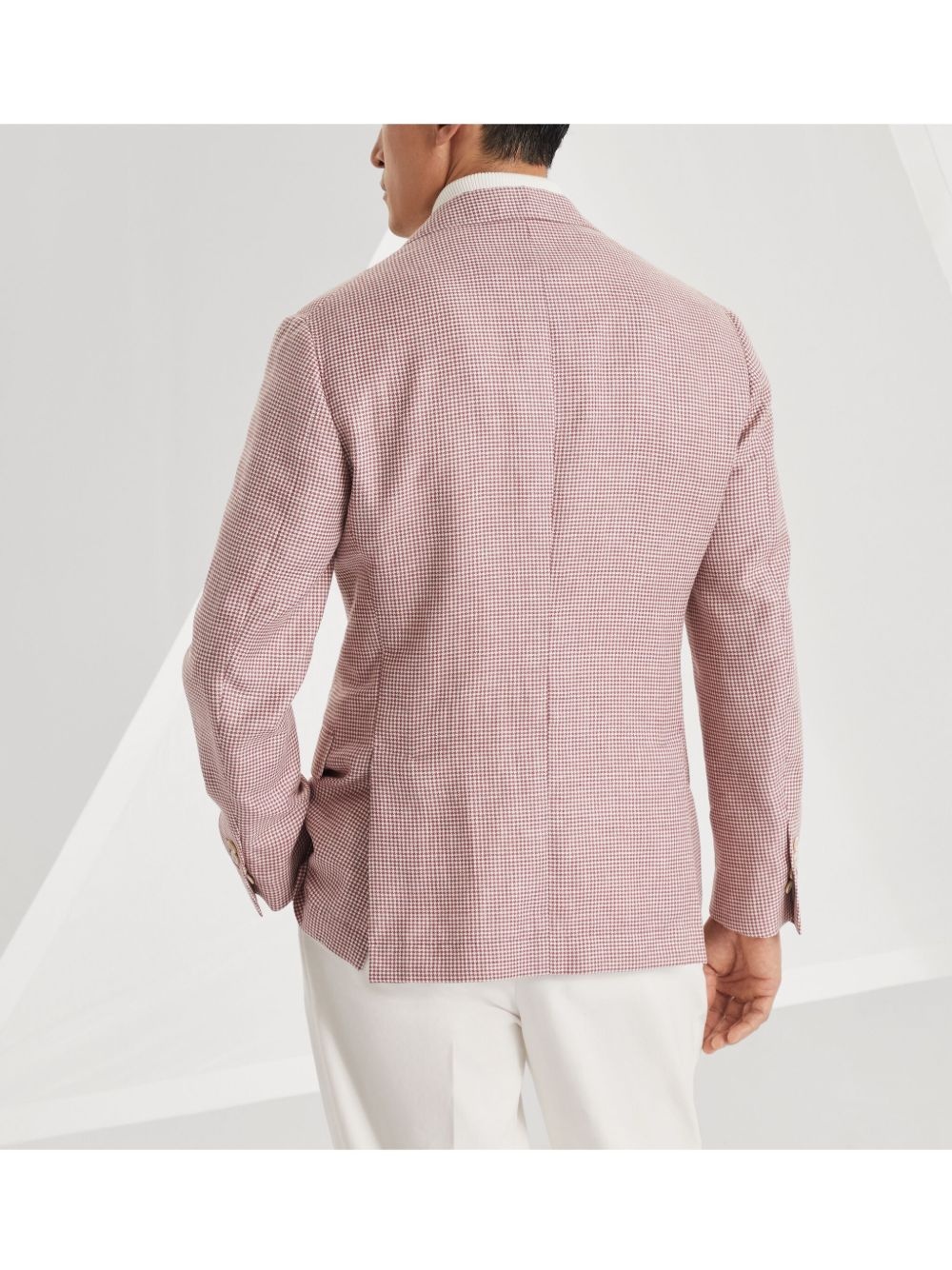 houndstooth-pattern blazer - 4