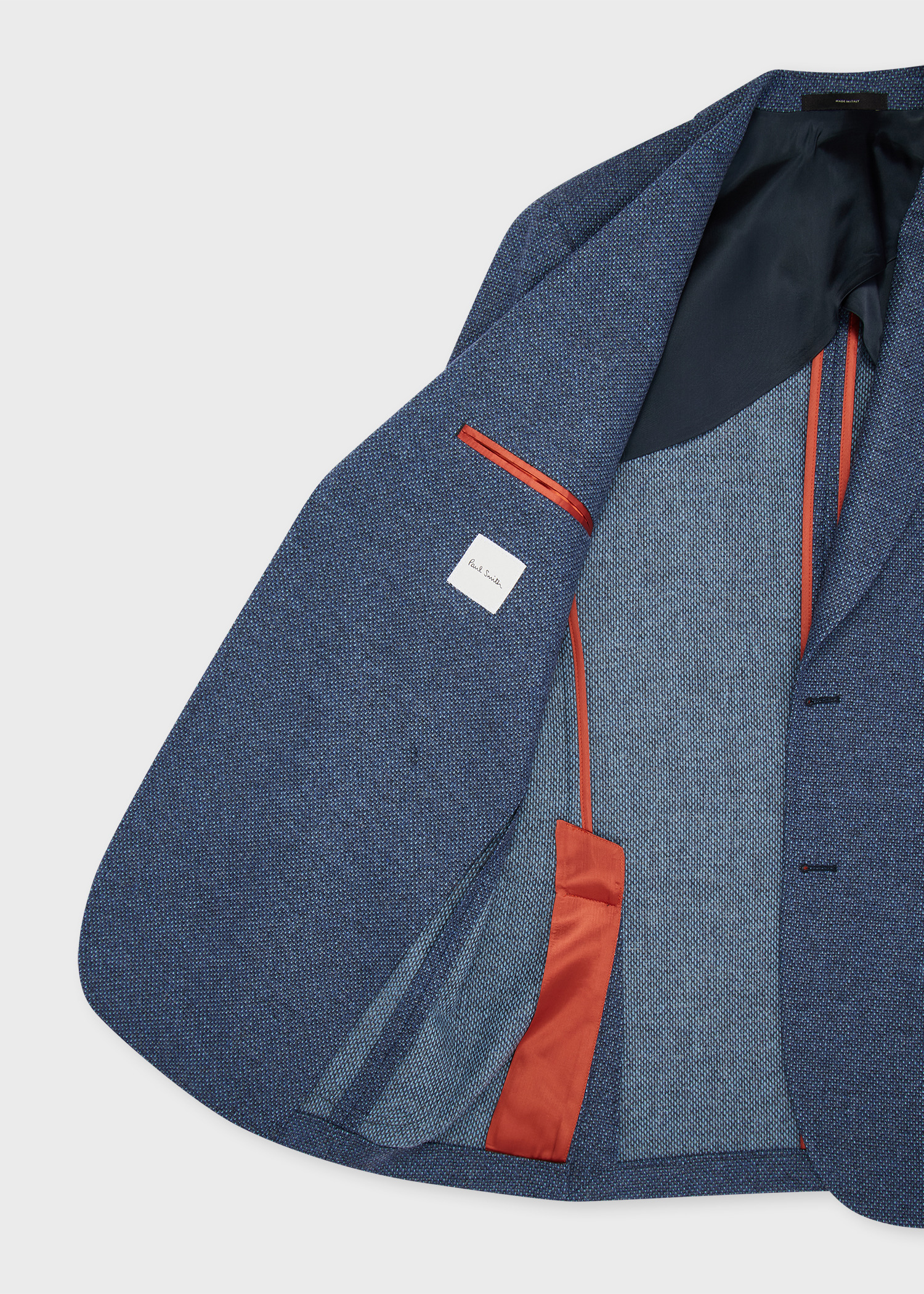 Blue Wool-Cashmere Buggy-Lined Blazer - 4
