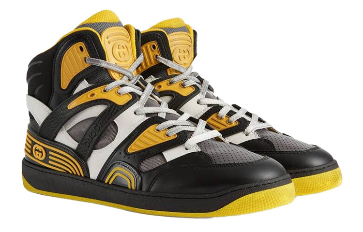 Gucci Basket High 'Black Demetra Yellow' 661308-2SH90-1098 - 3