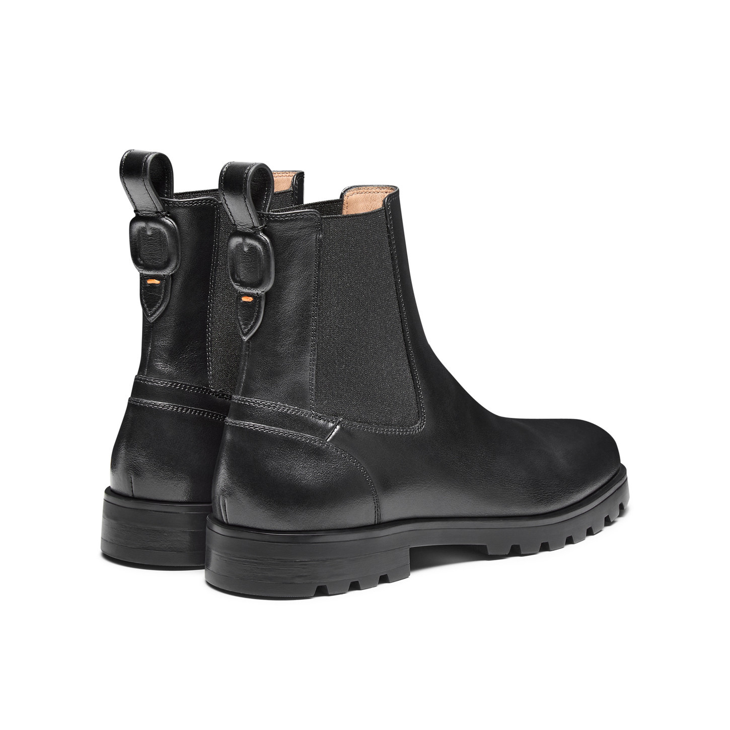Women’s black leather Chelsea boot - 4