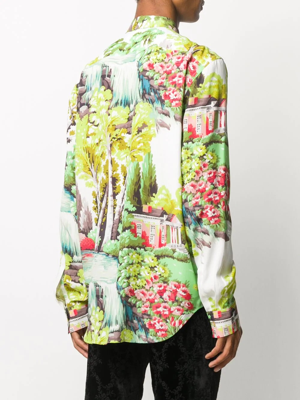 floral print shirt - 4