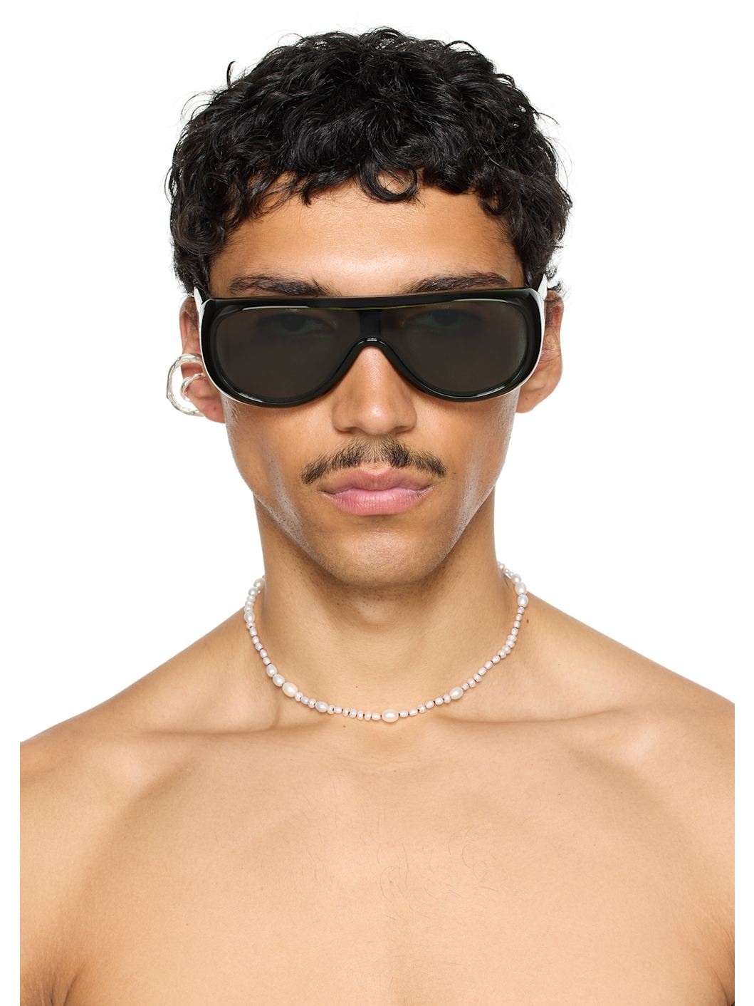 SSENSE Exclusive Green Sayf Sunglasses - 4